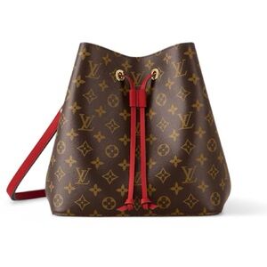Louis Vuitton NéoNoé Poppy Monogram Bucket Bag